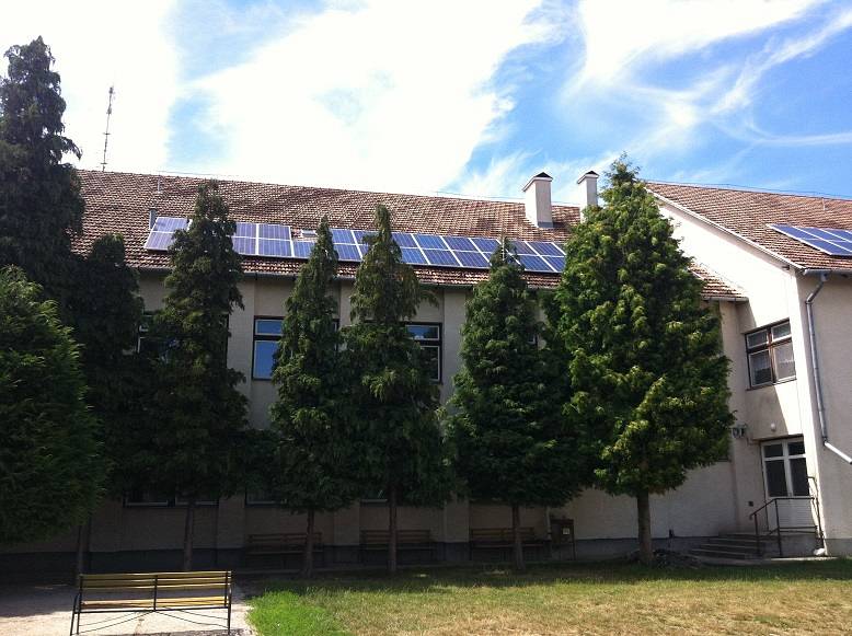 Installation of solar panel system on public buildings in Buják